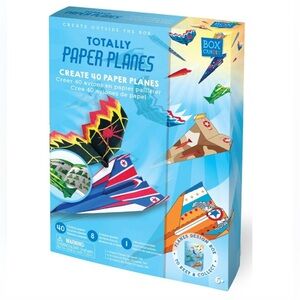Totally Paper Planes Fold and Fly Origami Art Set in Keepsake Box to Make & Fly